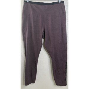 Reebok Flex Women's XXL Athletic Leggings Poly/Spandex Purple Athleisure EUC